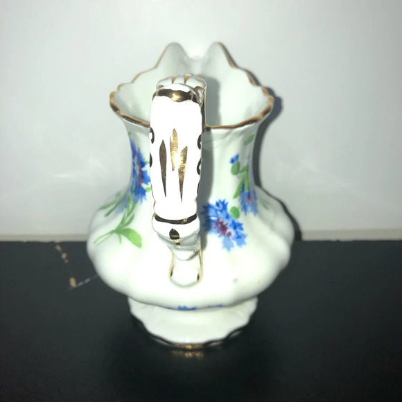 Hammersley Corn Flower Blue Creamer Mini Pitcher Bone China England Teatime - Picture 5 of 7